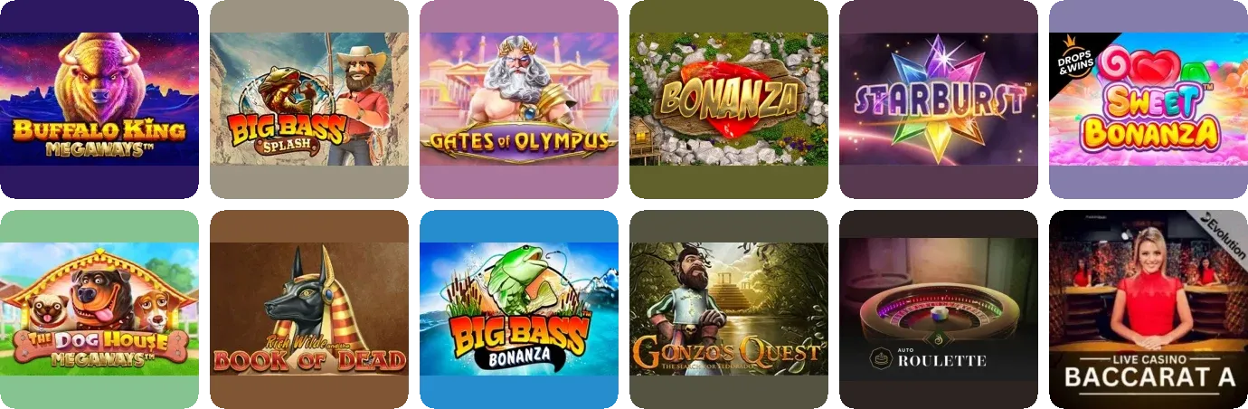 Betti Casino slot machines